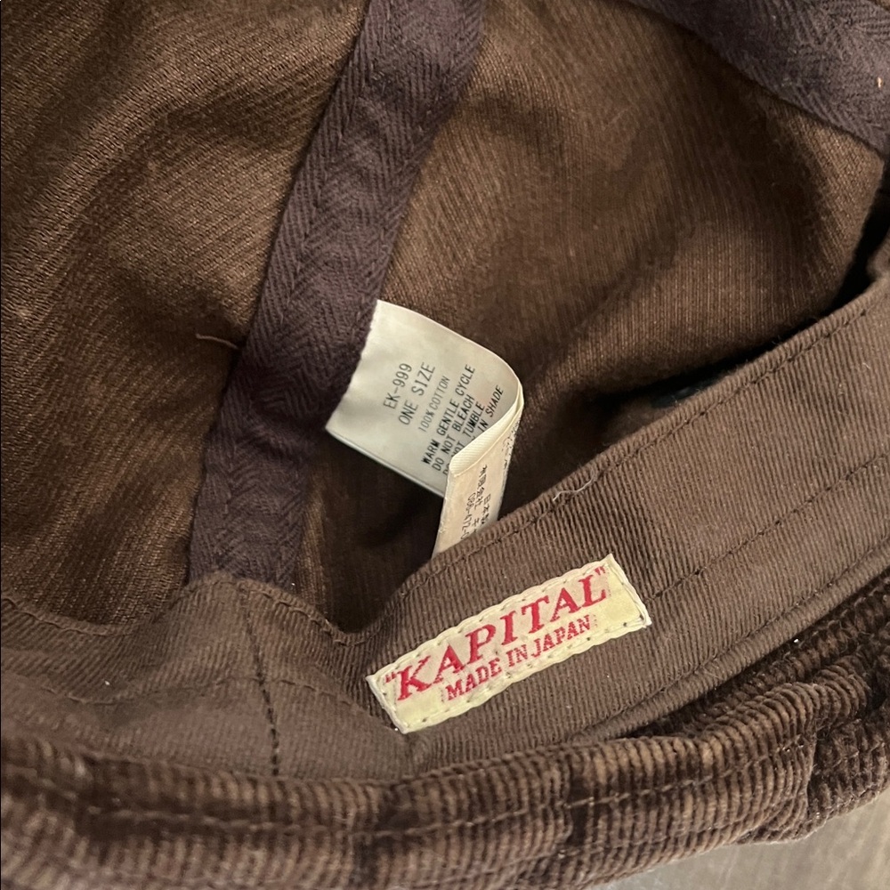KAPITAL made in Japan Men’s corduroy Hat - Picture 4 of 4